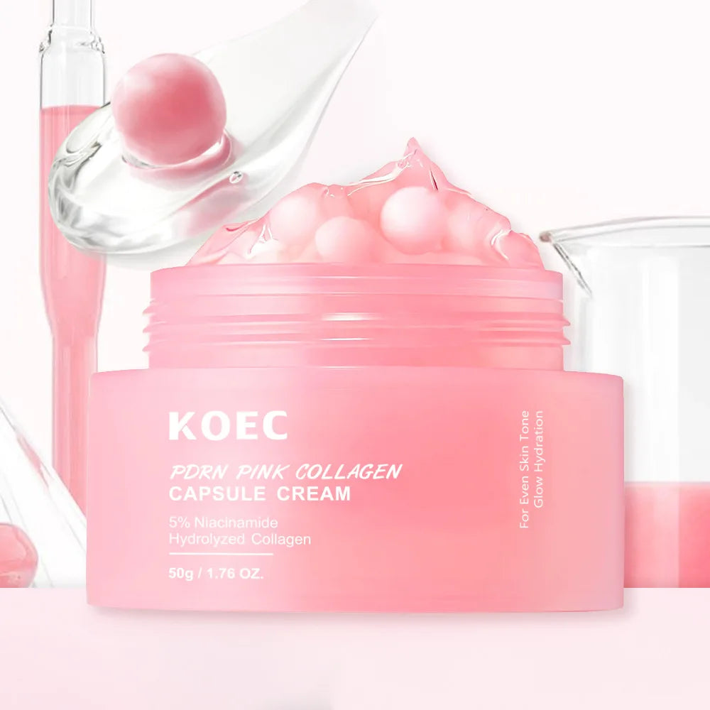 KOEC Pink Glow Bundle – Niacinamide Cream + PDRN Serum (Free Glow Getter Skincare Guide)